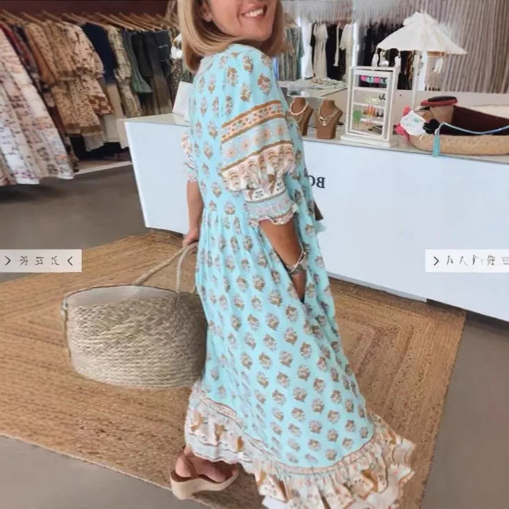 LAOISE™ - Boho Midi Dress