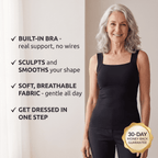 Sculpt Tank with Built-In Bra